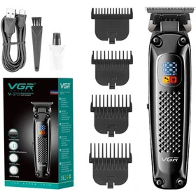 ماشین اصلاح وی جی آر مدل V-972 با تیغه استیل ضد زنگ و برش مستقیم